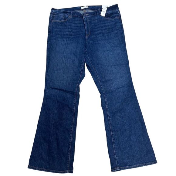 Loft Denim - NWT Loft Women's Curvy Bootcut Jeans Size 34 Dark Wash
